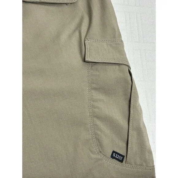 5.11 Tactical Stryke Cargo Pants Mens 40 X 30 Brown Ripstop Canvas Utility Work - Picture 10 of 14